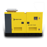 картинка Дизельный генератор Vektor AD-30Y-T400 в шумозащитном кожухе компании Нова Механика